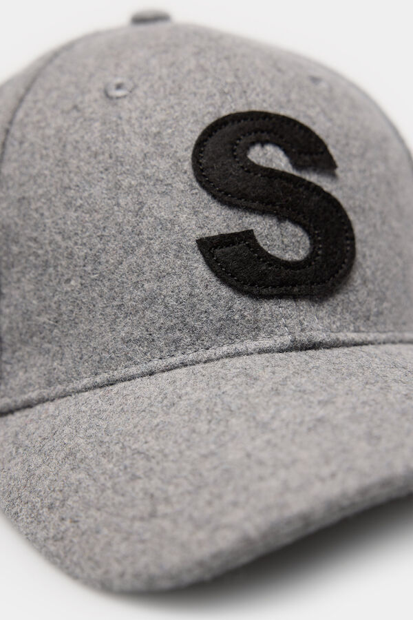 Springfield Casquette de baseball en laine grise gris