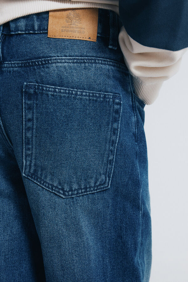 Springfield Kids Straight denim for boys Plava