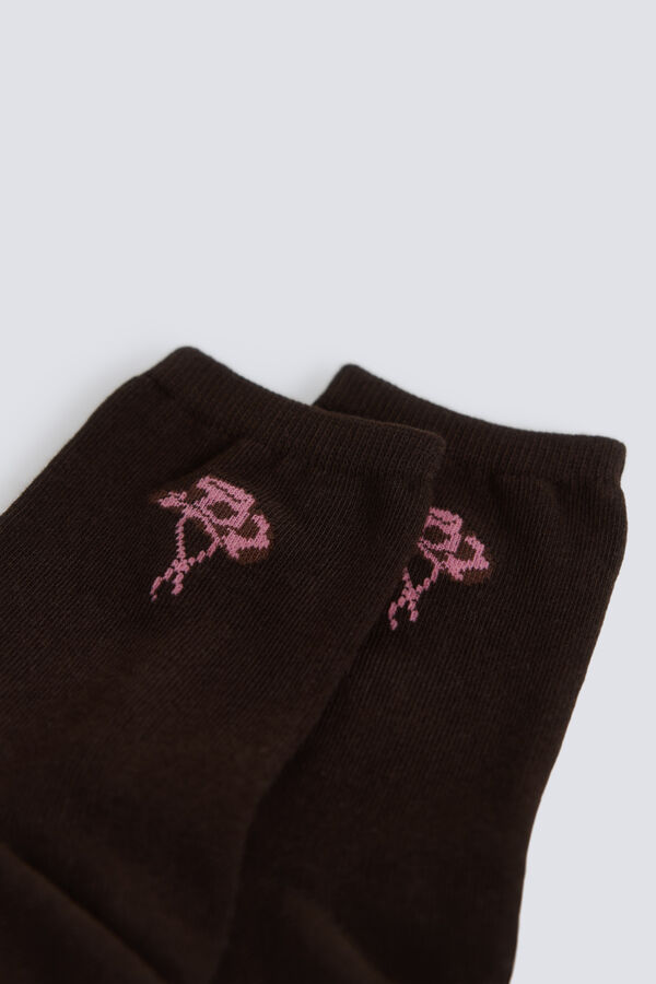 Springfield Duge čarape, kaubojski &scaron;e&scaron;ir Braon