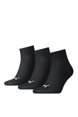 Puma Pack de calcetines tobilleros negro