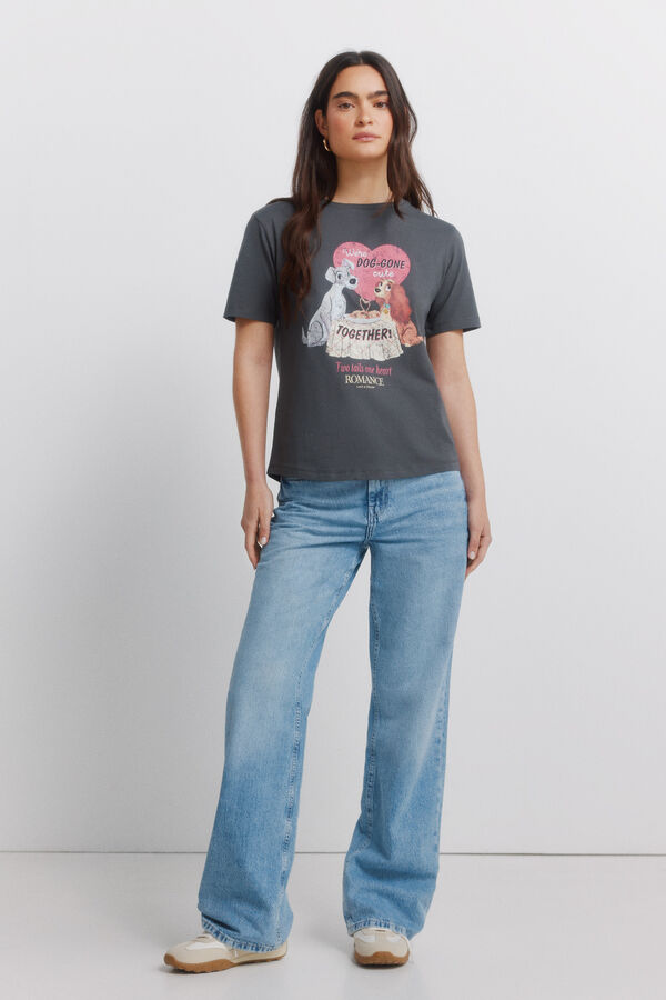 Springfield Majica kratkih rukava sa dezenom Siva