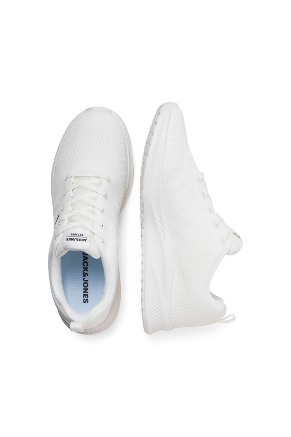 Jack & Jones Deportivas lisas mesh blanco