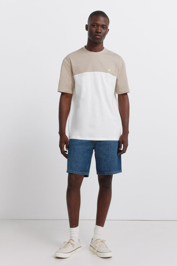 Springfield Majica u blok bojama Braon