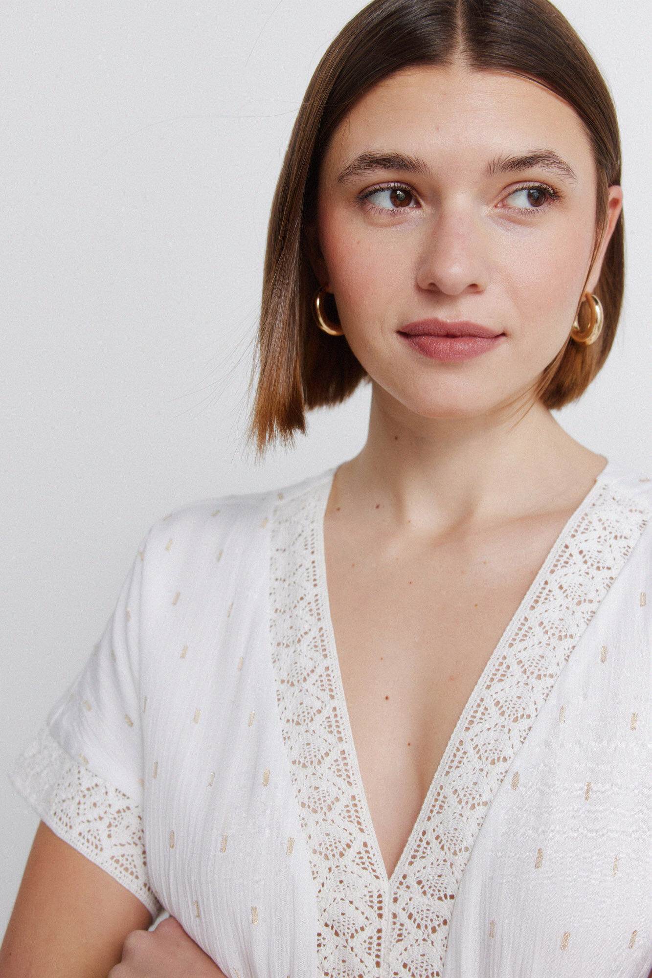 Springfield Vestido midi crochet