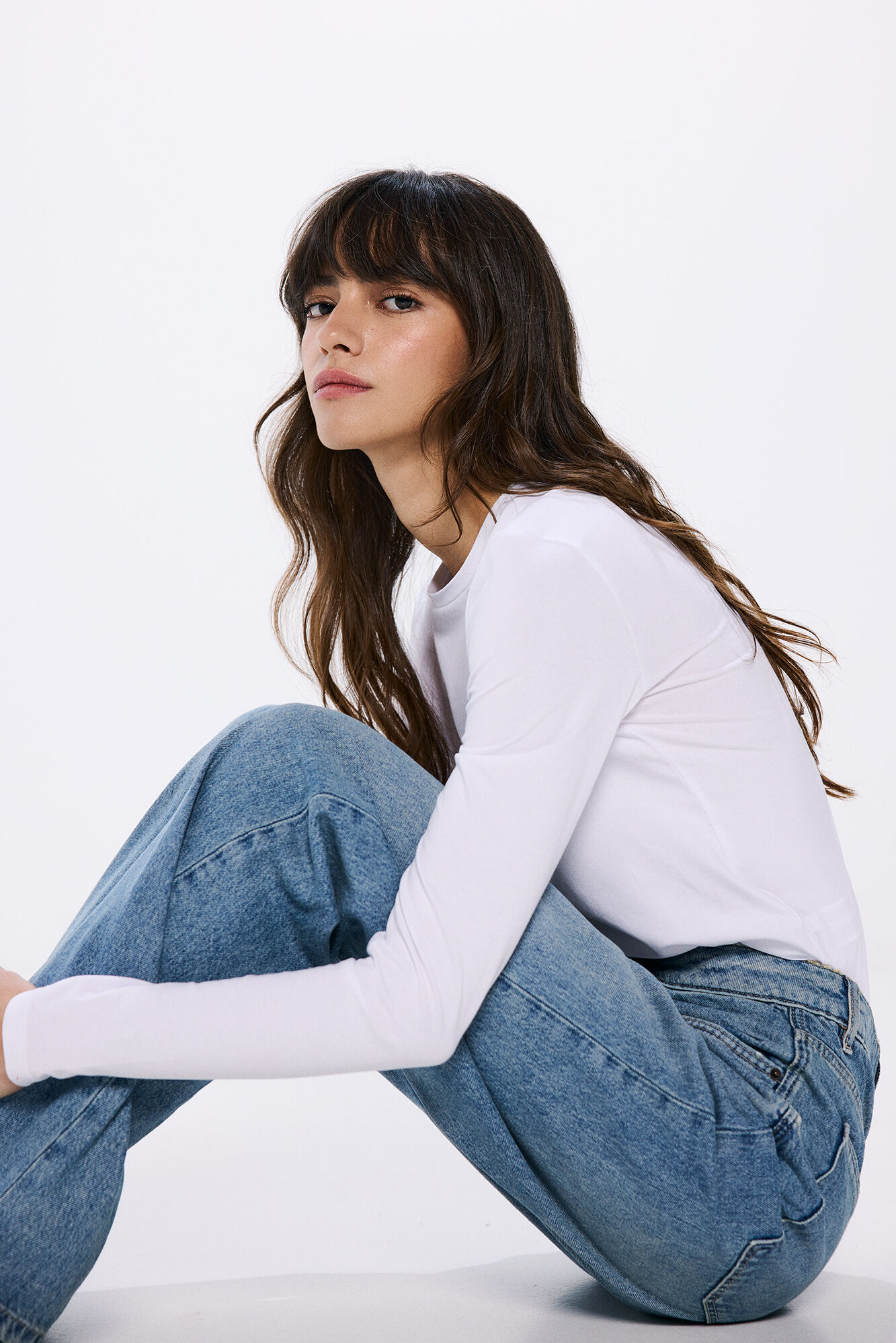 Springfield Strukirana pamučna majica 