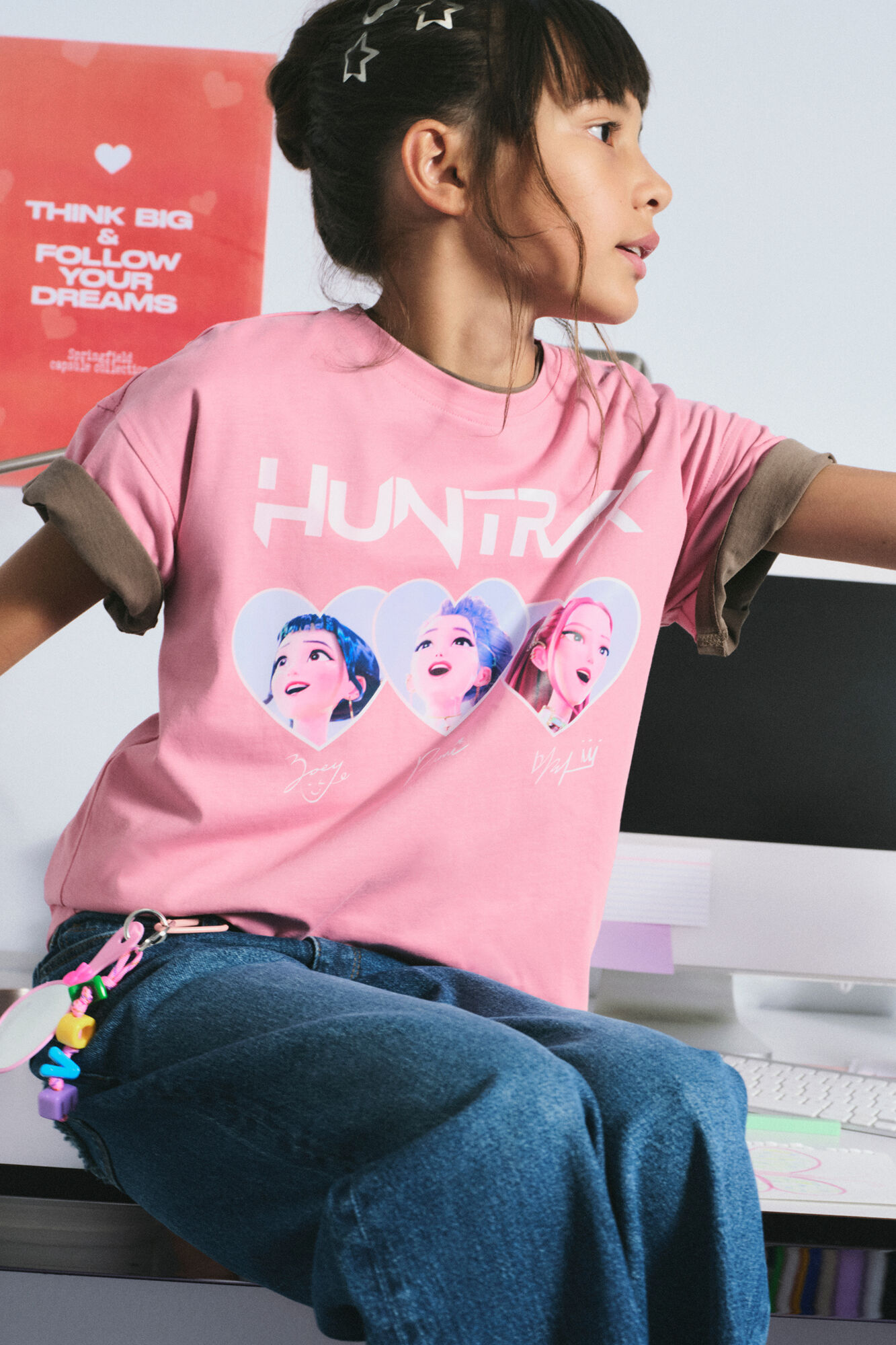 Springfield Kids Majica kratkih rukava "KPOP HUNTRIX" za devojčice