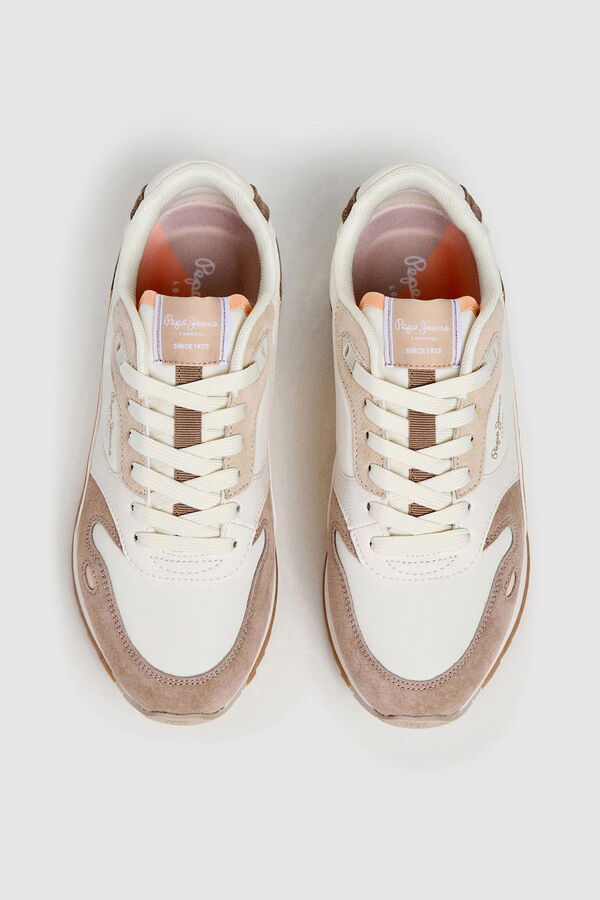 Pepe Jeans T&ecirc;nis Bexley City W bege