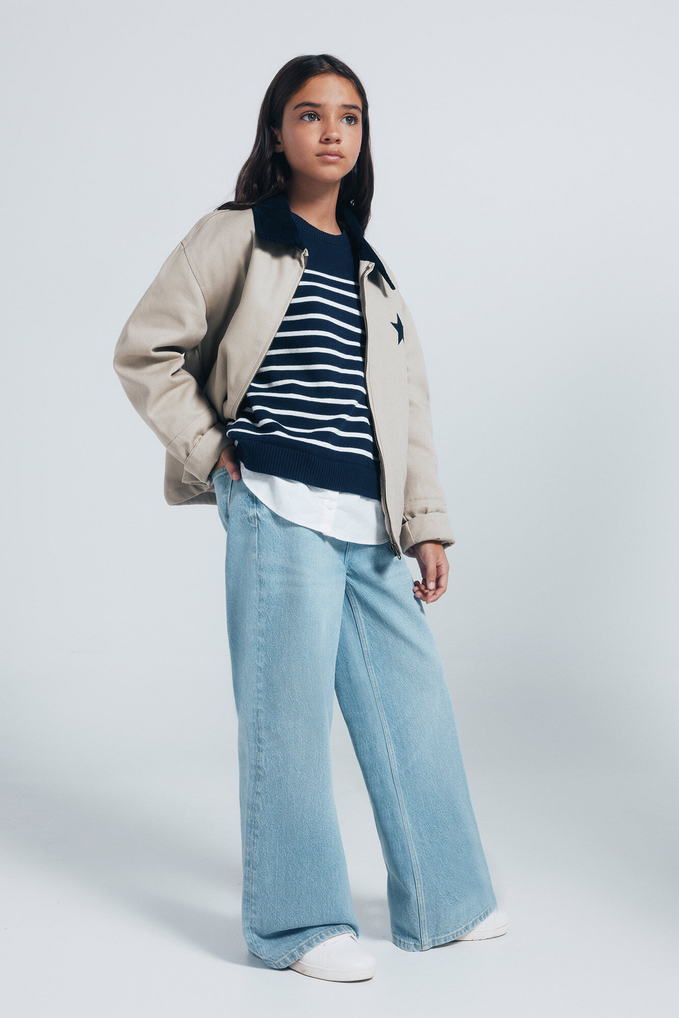 Springfield Kids Culotte teksas pantalone za devojčice