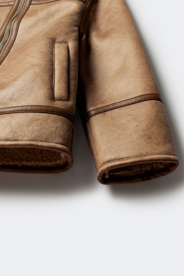 Springfield Kids Dečija pilotska jakna Braon