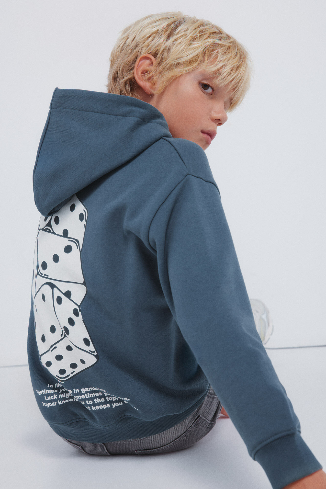 Springfield Kids Sudadera con capucha dados ni&ntilde;o