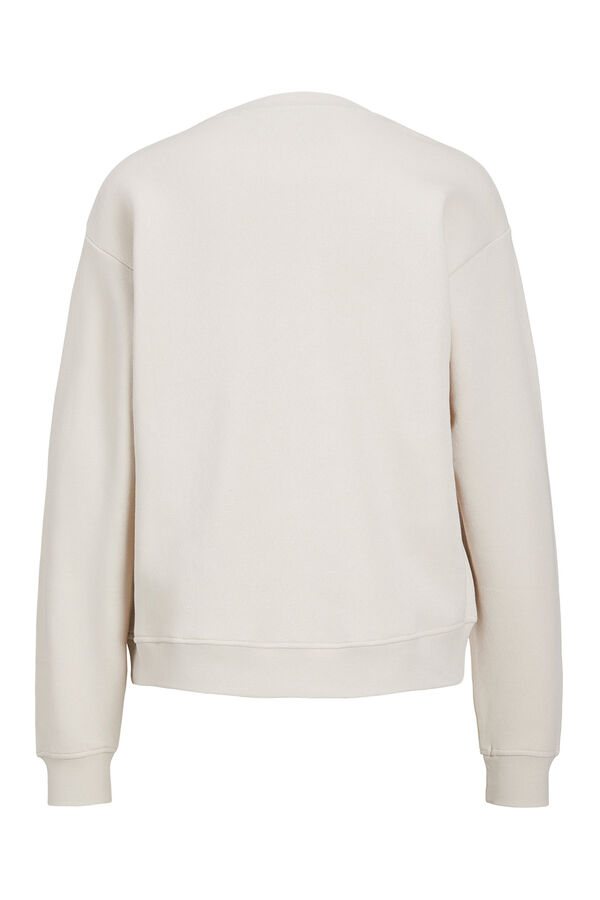 Jack & Jones Sweatshirt de gola redonda tradicional cinzento