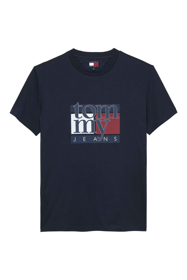 Tommy Jeans T-shirt de homem Tommy Jeans azul