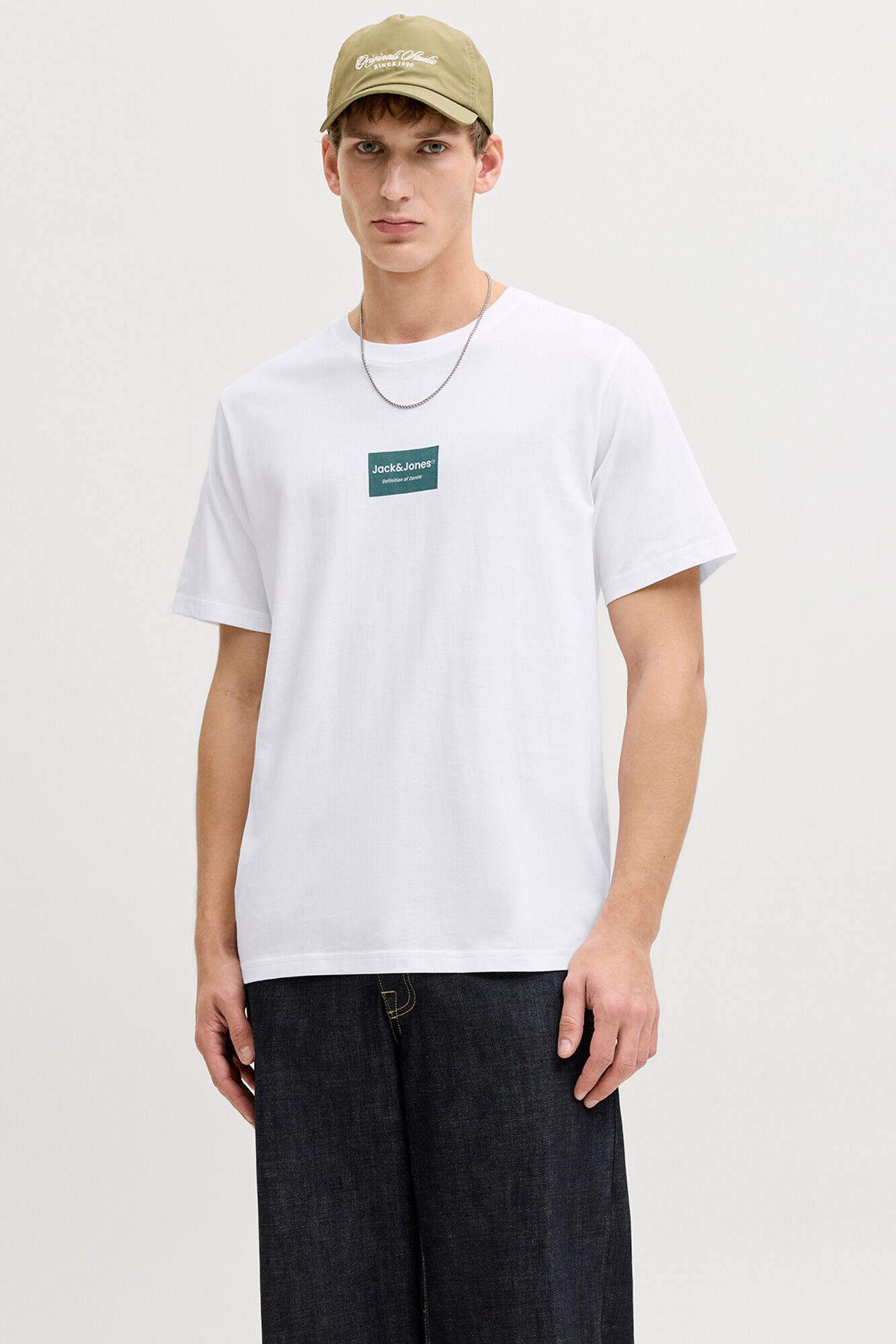 Jack & Jones T-shirt manga curta em algod&atilde;o