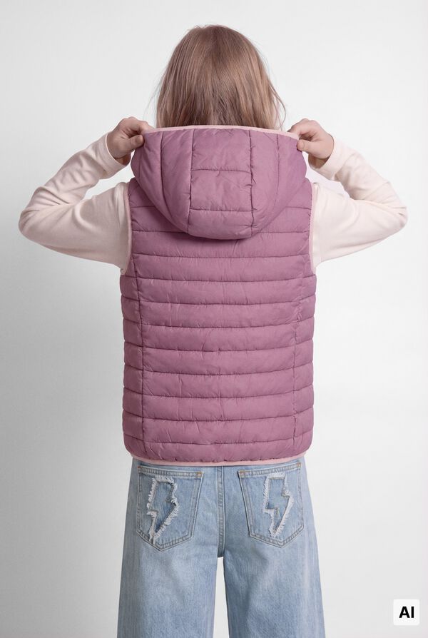 Springfield Kids &Scaron;tepani prsluk za devojčice Roze