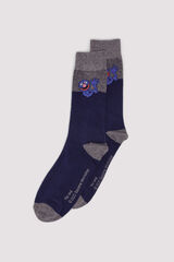 Springfield Čarape sa pozicioniranim dezenom Ulice Sezam Plava