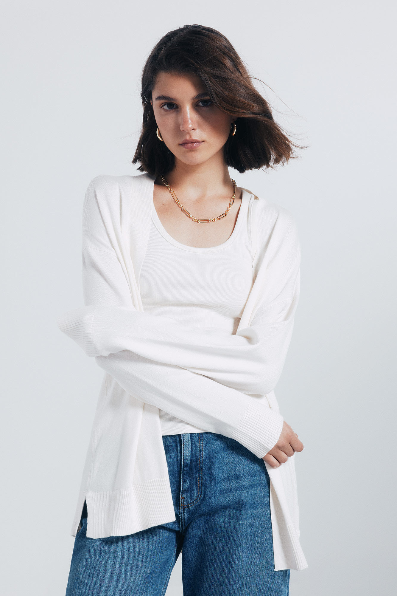 Springfield K&ouml;nnyű, nyitott kardig&aacute;n