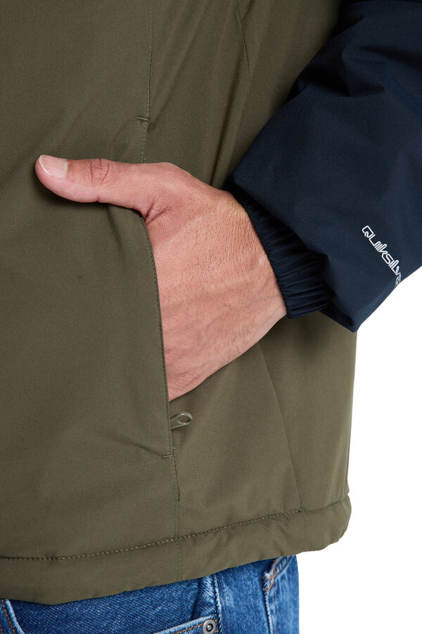 Quiksilver Jaqueta para homem impermeável Overcast 3K Insulated estampado