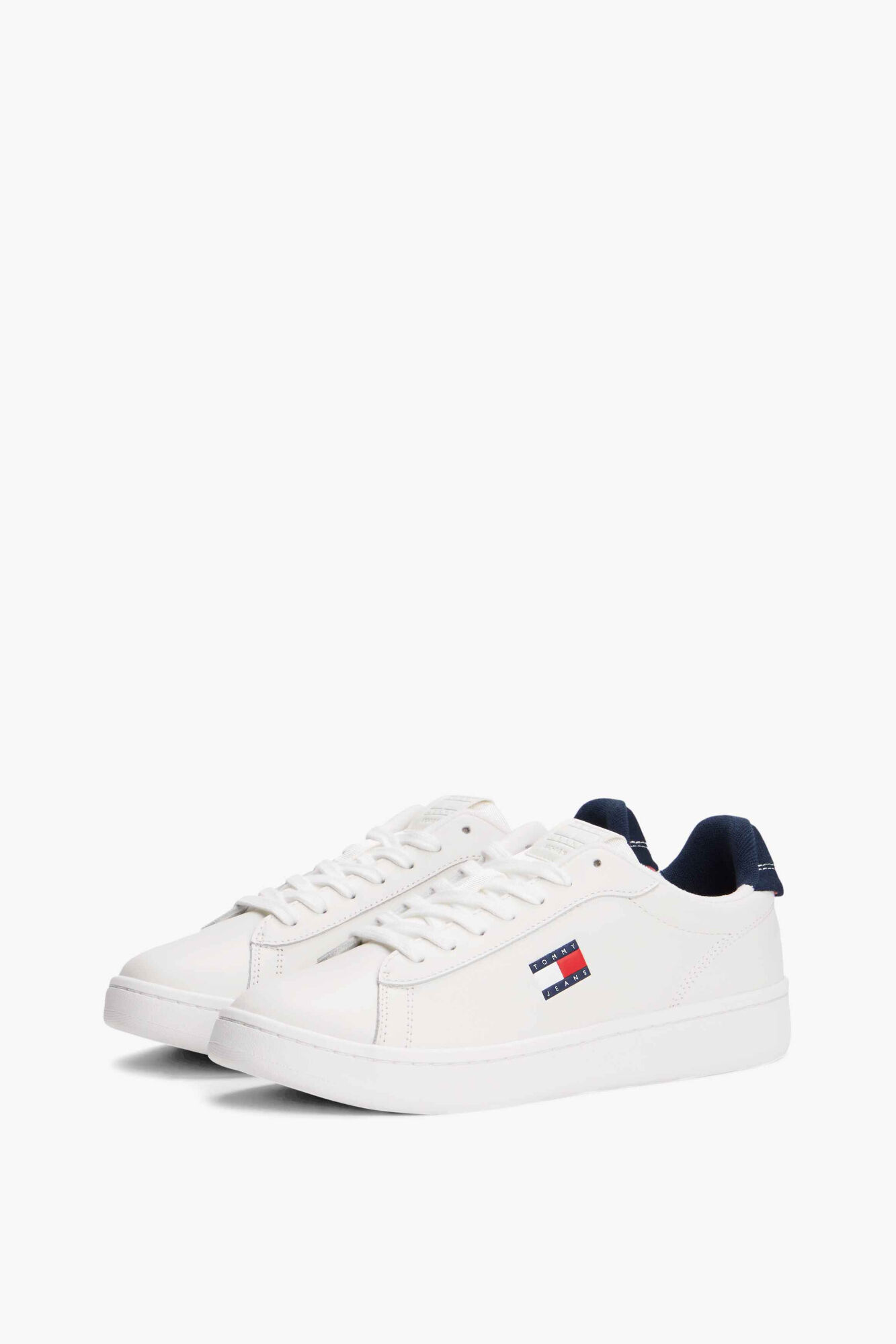 Tommy Jeans Zapatillas Tommy Jeans blancas con logo bandera