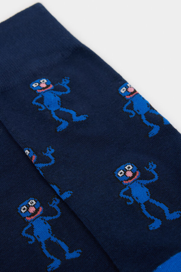 Springfield Meia alta Coco azul