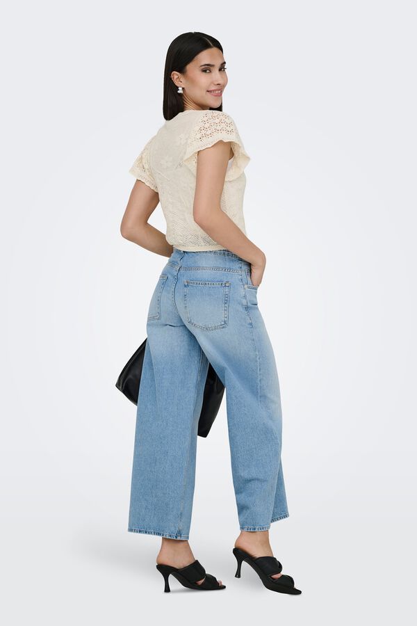 Only Top punto estructura beige