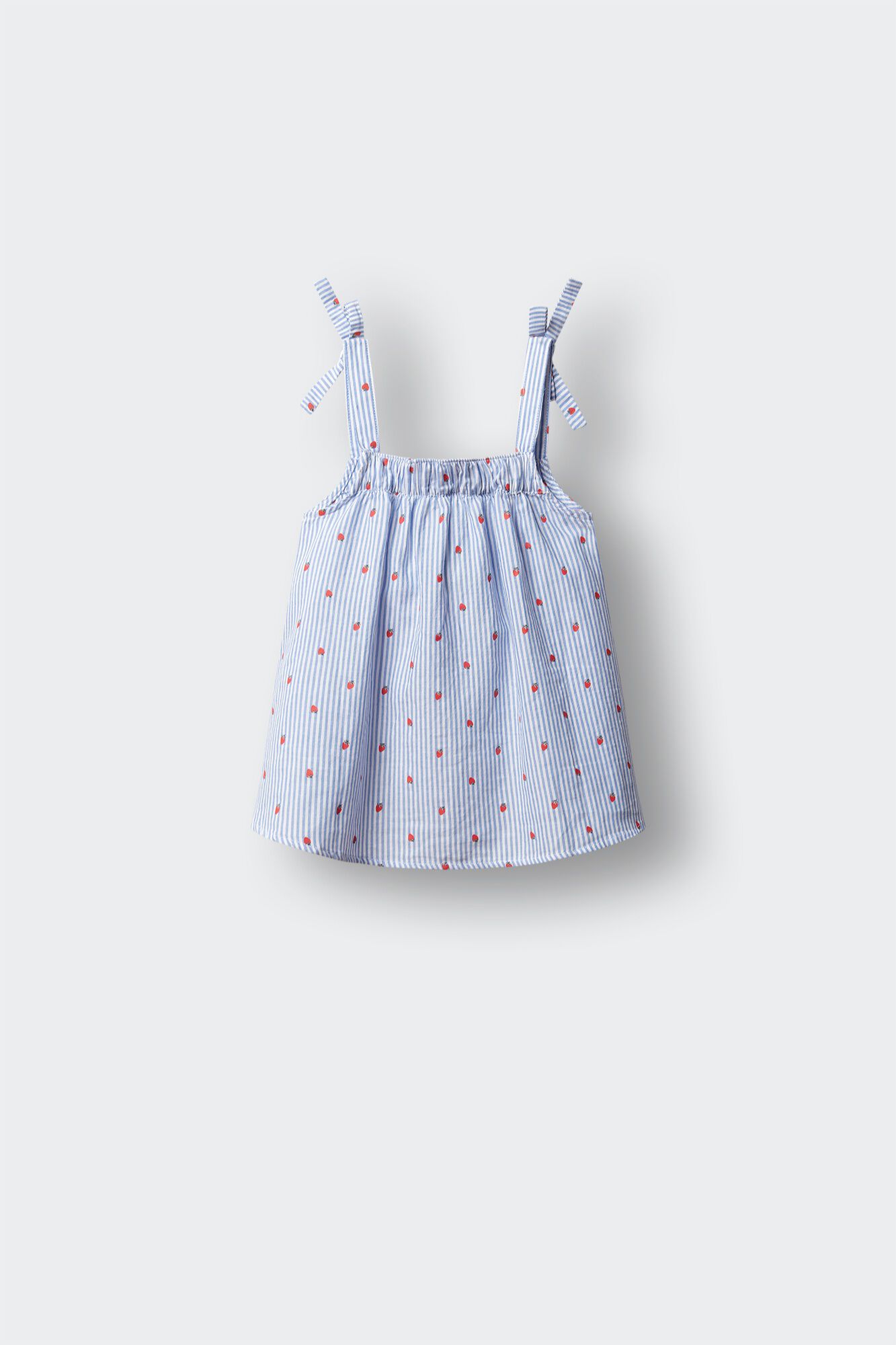 Springfield Kids Blusa sin mangas oxford fresas ni&ntilde;a