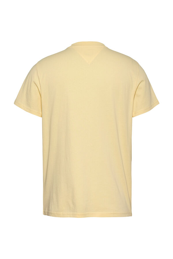 Tommy Jeans Camiseta de hombre amarillo