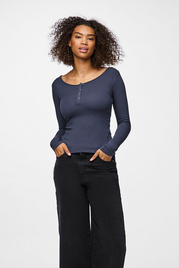 Pieces Top de canal&eacute; azul