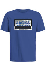 Jack & Jones Junior logo printed t-shirt blue