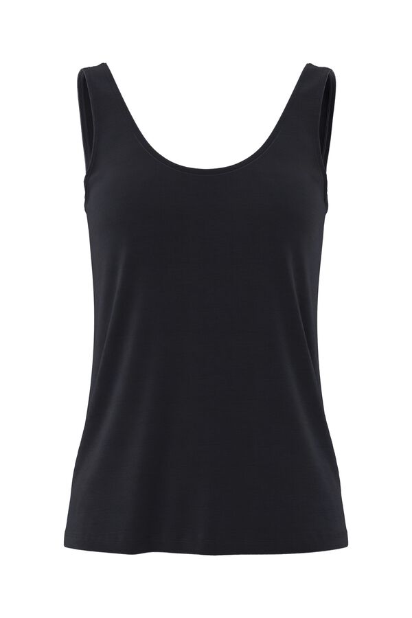 Pieces Camiseta de tirantes anchos negro
