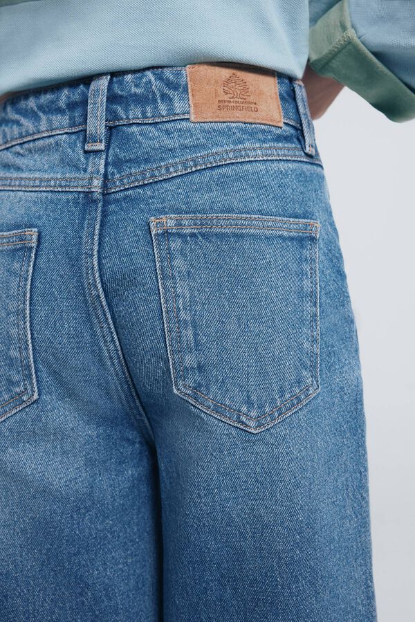 Springfield Kids Culotte teksas pantalone za devojčice Plava