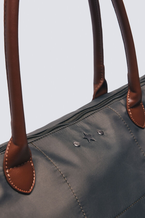 Springfield Bolso shopper nylon kaki