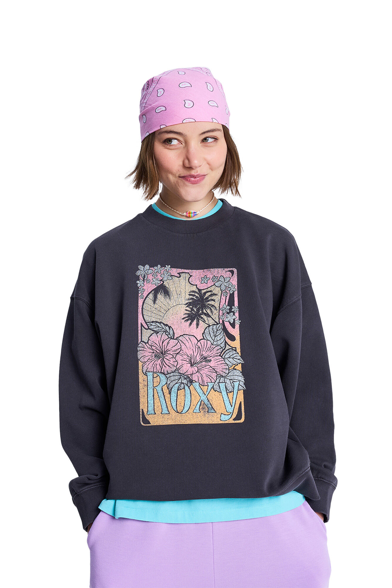Roxy Sudadera cuello redondo