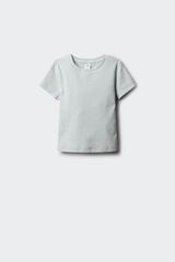 Springfield Kids Majica kratkih rukava sa cvetnim vezom za devojčice Plava