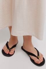 Springfield Sandale sa ukrasom Crna