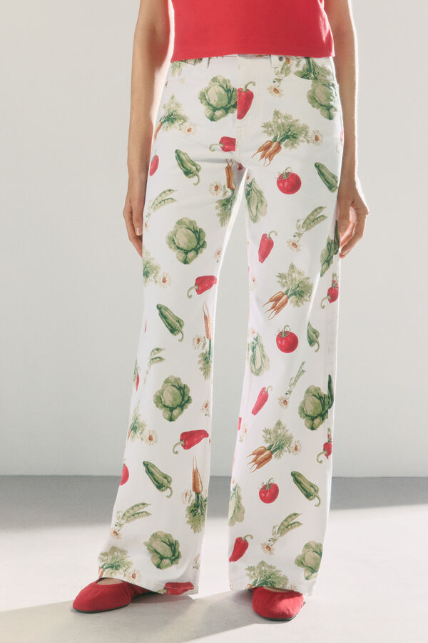 High Spirits Trousers Ivory marfil