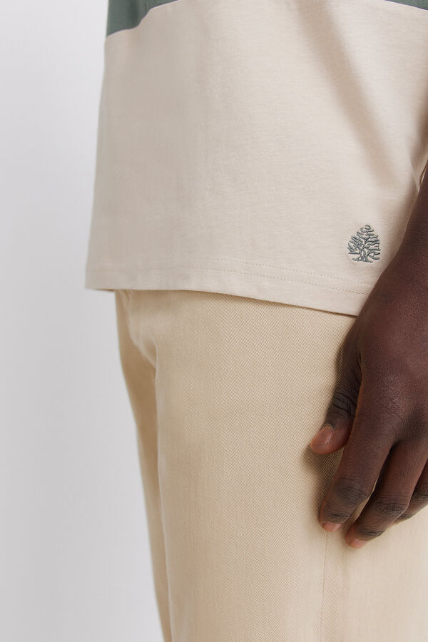 Springfield &Scaron;arena majica s blokovima boja Zelena