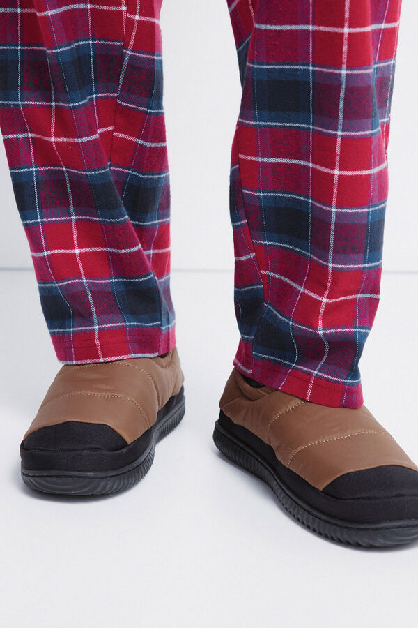 Springfield Sobna papuča od &scaron;tepana najlona Bež