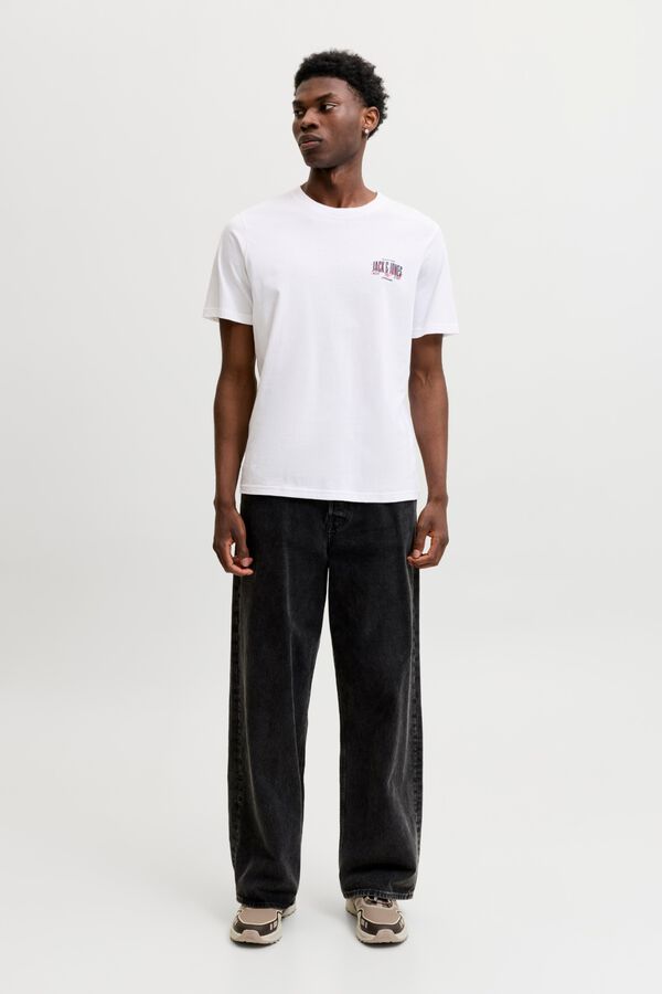 Jack & Jones Short sleeve T-shirt logo feh&eacute;r
