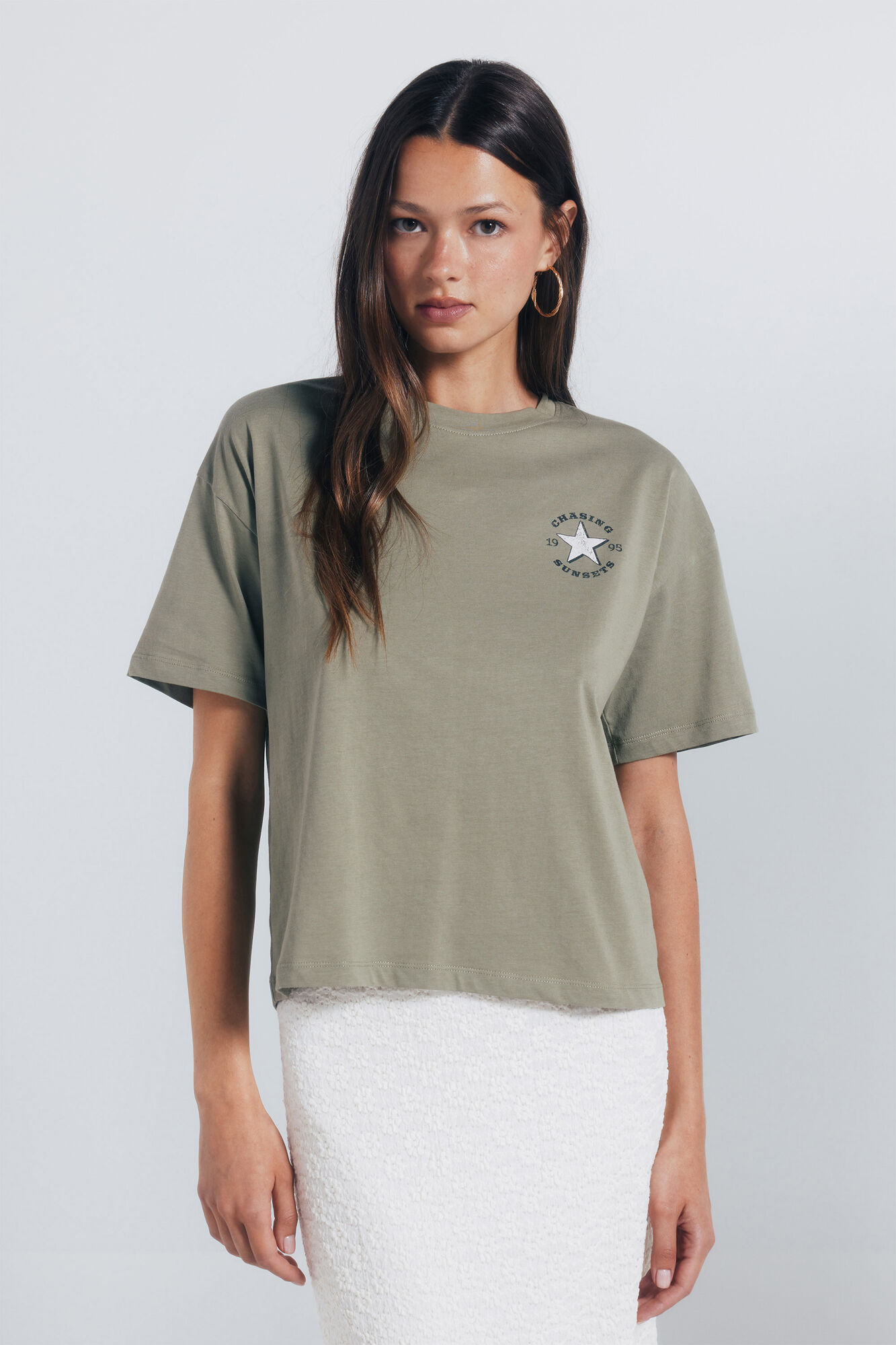 Springfield Camiseta gr&aacute;fica western