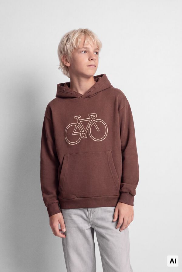 Springfield Kids Sweatshirt b&aacute;sica bicicleta crian&ccedil;a cru