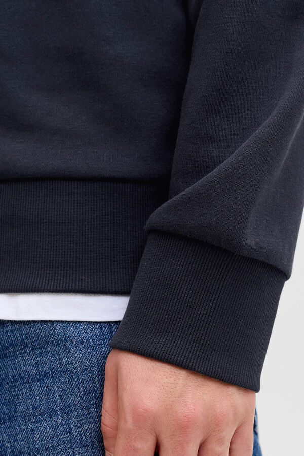 Jack & Jones Sudadera logo grande azul