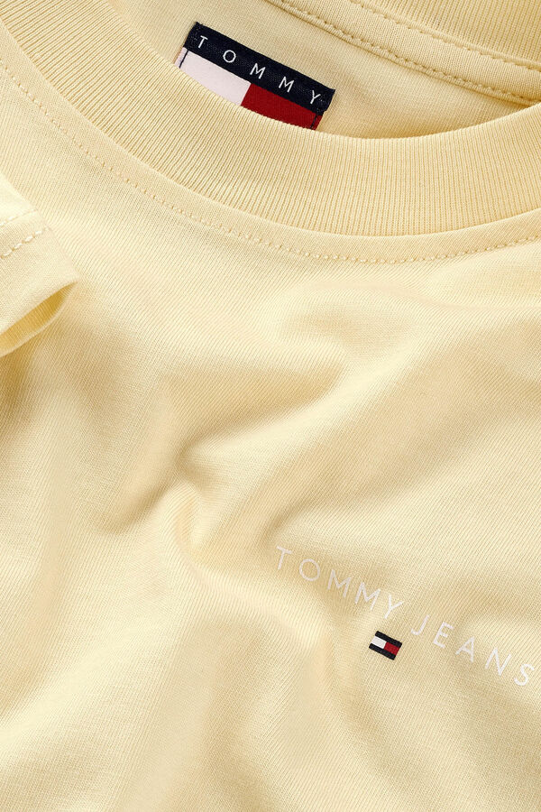 Tommy Jeans Camiseta de hombre amarillo