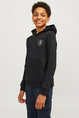 Jack & Jones Junior Sudadera felpada con capucha negro