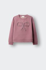 Springfield Kids Dukserica sa trakom od tila za devojčice Roze