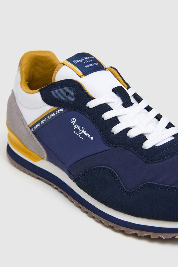 Pepe Jeans Laufschuhe mit Wildlederdetails Blau