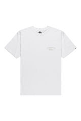 Quiksilver Anchor Lockup - Camiseta para homem de manga curta branco