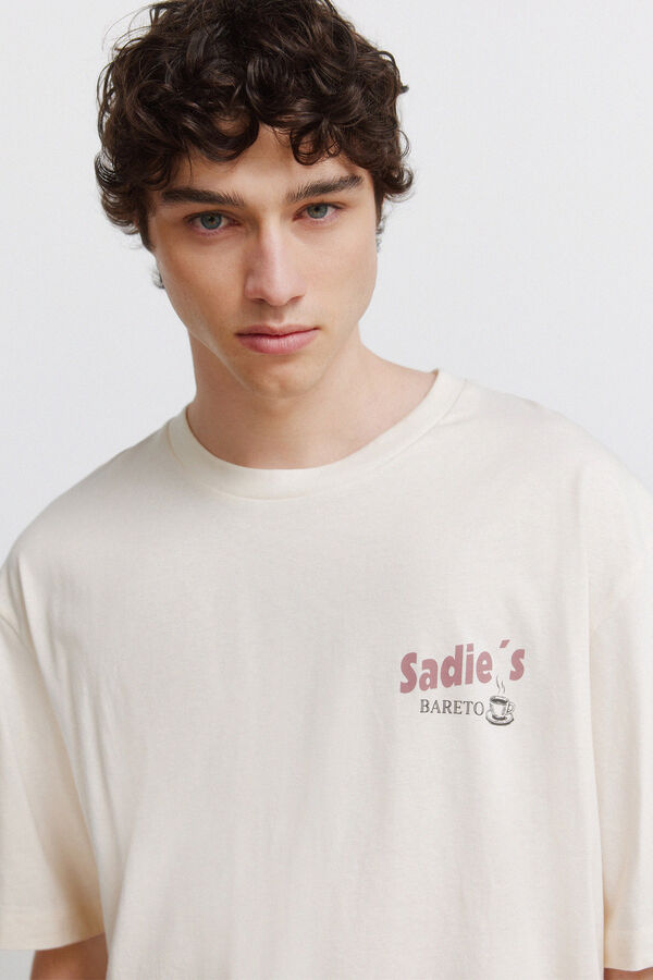 Springfield Majica sa printom  Bež