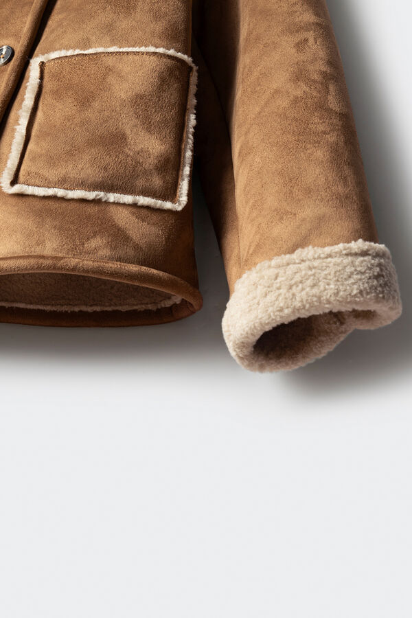 Springfield Kids Dvostrana devojčica jakna Braon