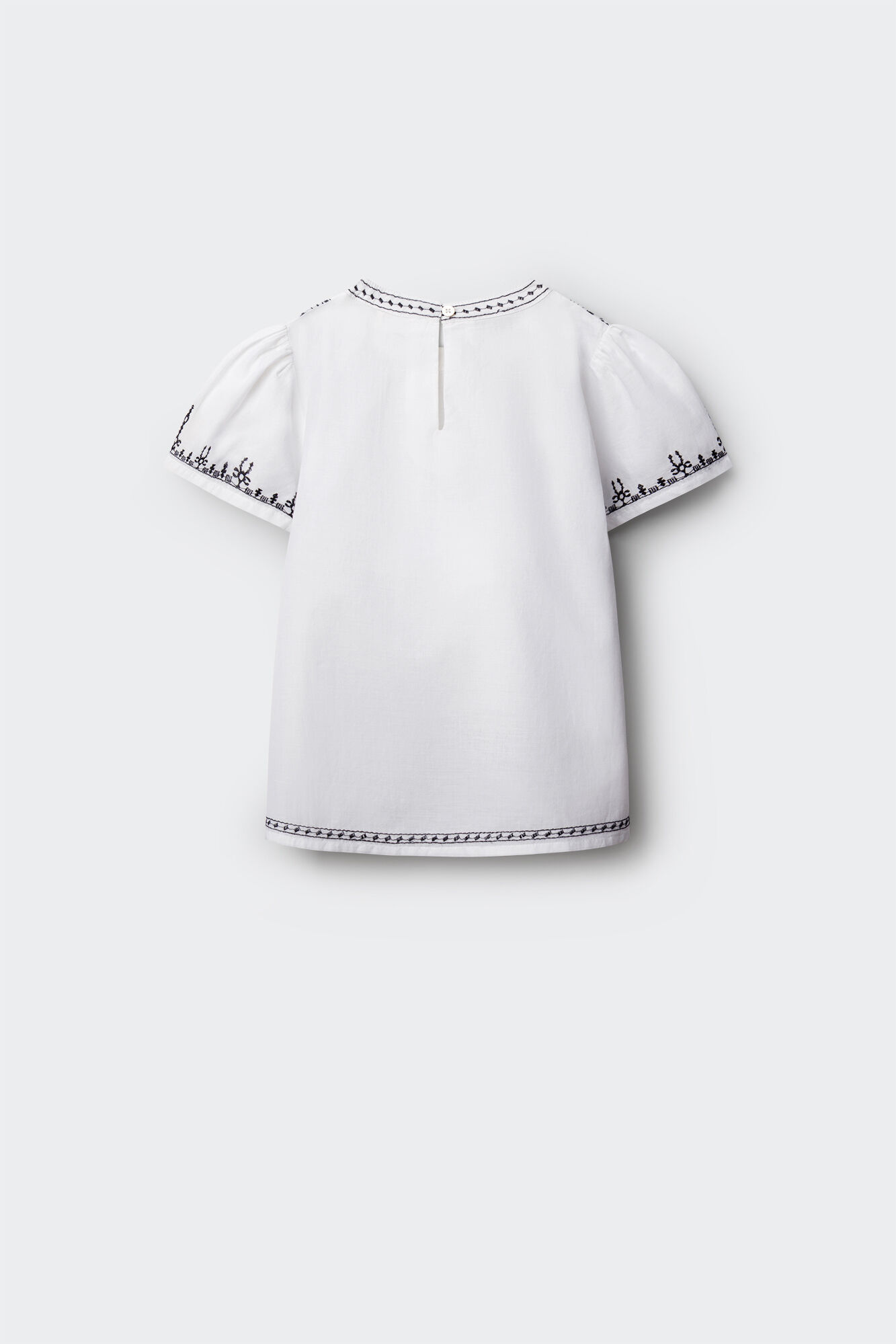 Springfield Kids Bela dečija vezena bluza