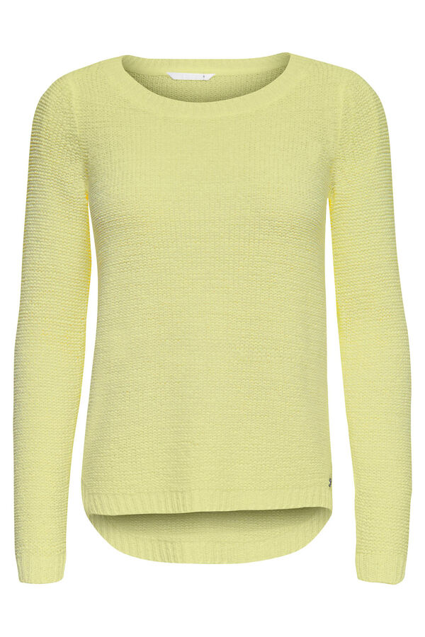 Only Jersey de punto amarillo